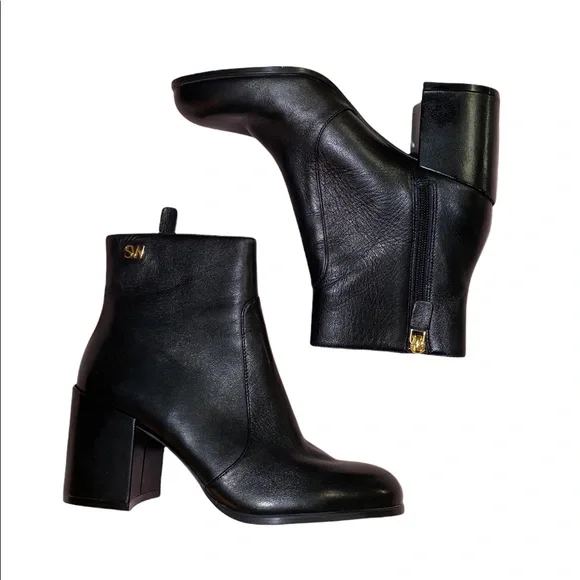 Stuart Weitzman 💓 Quinn leather booties - Picture 6 of 9